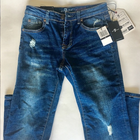 7 For All Mankind Other - NWT 7 For All Mankind Distressed Jeans sz. 10